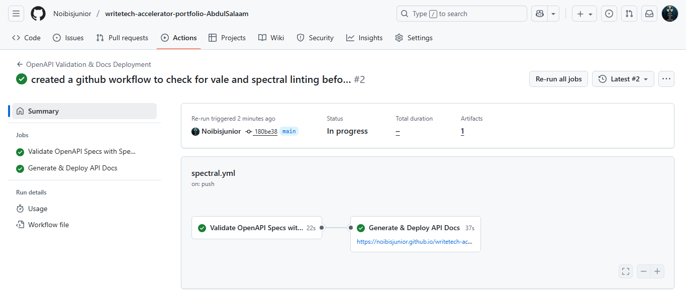 Workflow execution logs